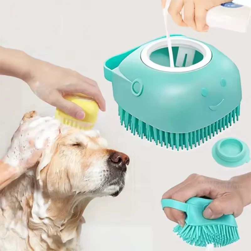 Dog Bath Silicone Massage Brush