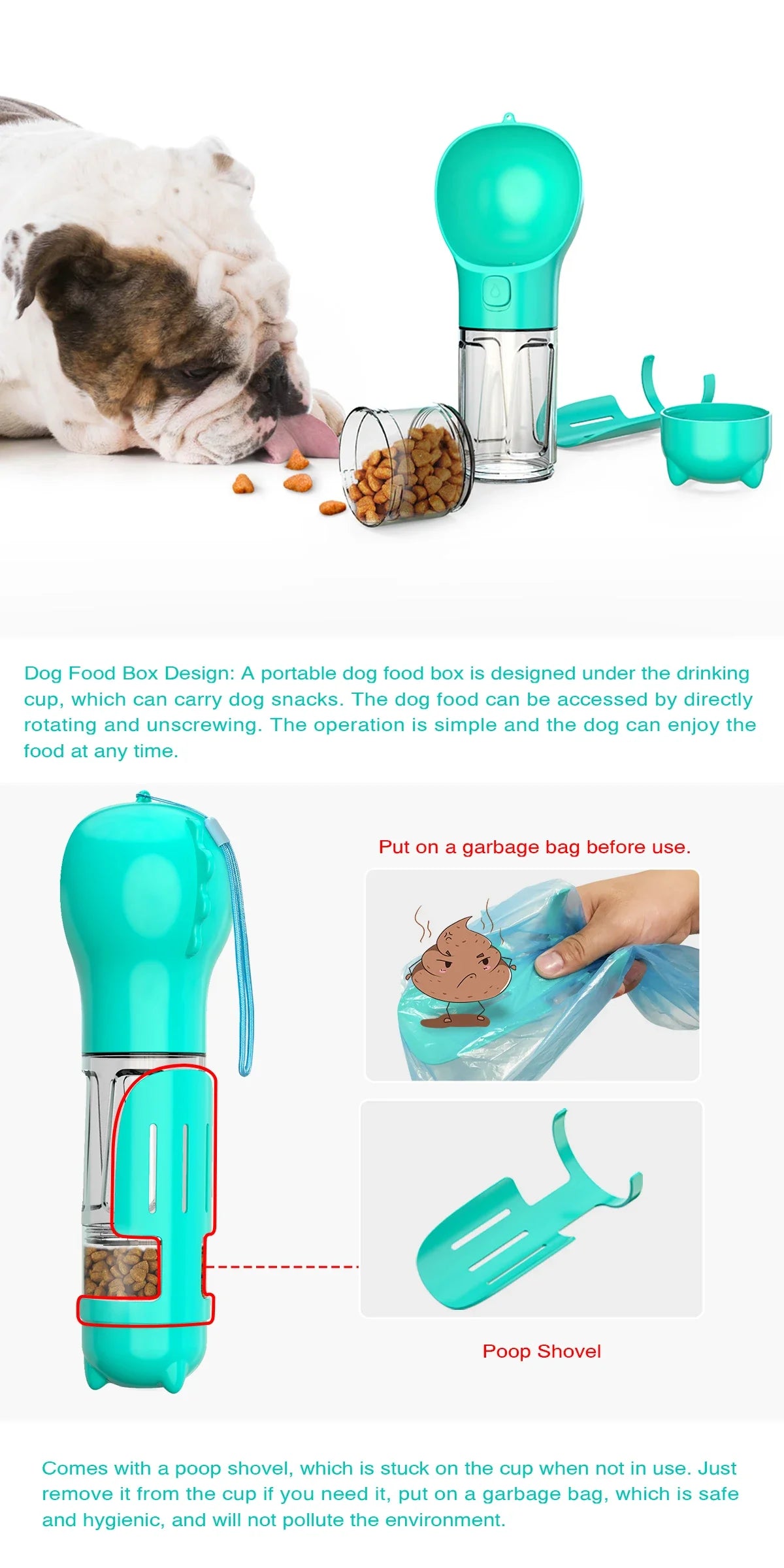 Portable Slim Dog Bottle