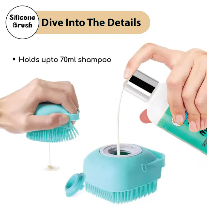 Dog Bath Silicone Massage Brush